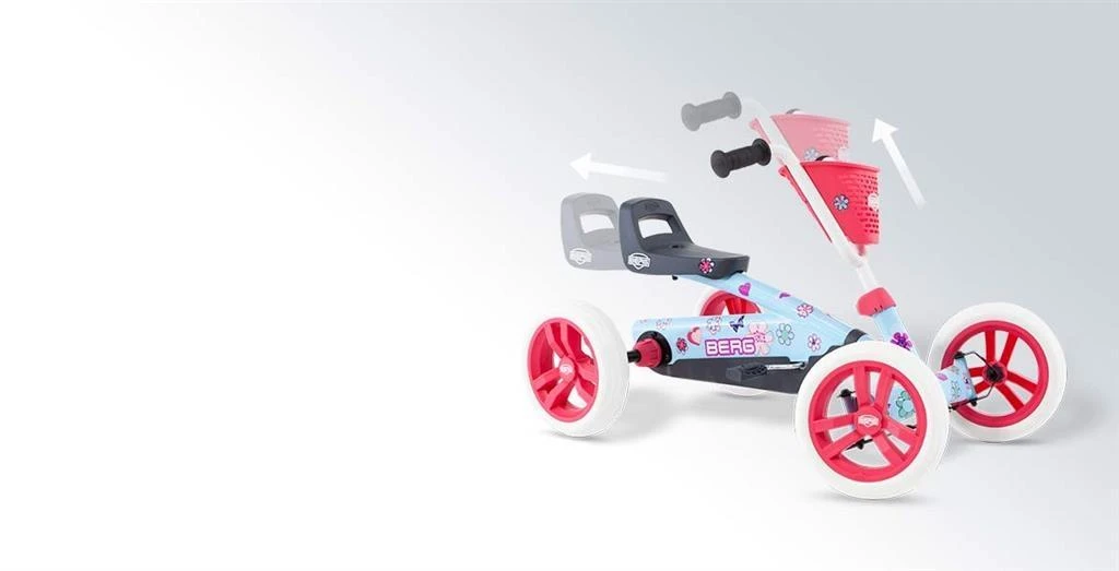Mašinėlė vaikams BERG Go-kart Buzzy Nitro 2-in-1