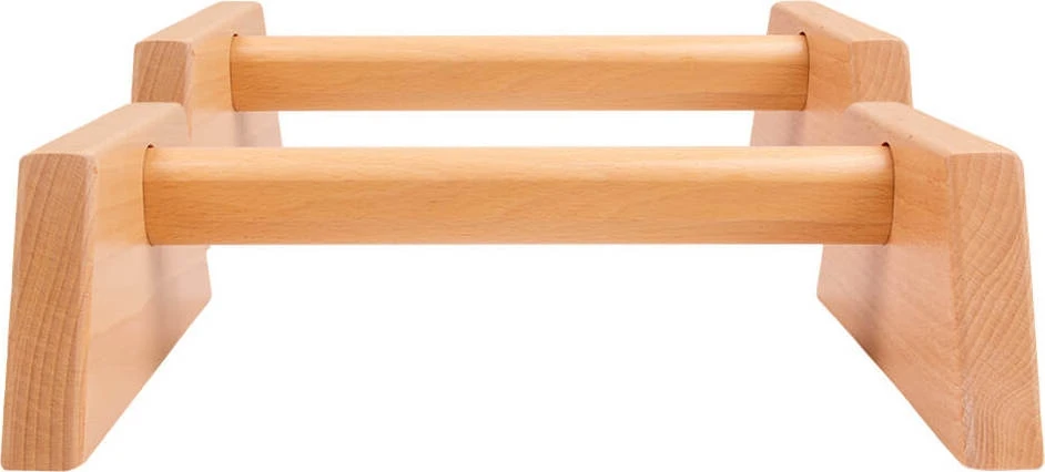 Medinės atsispaudimų rankenos inSPORTline Gripolix 35 cm