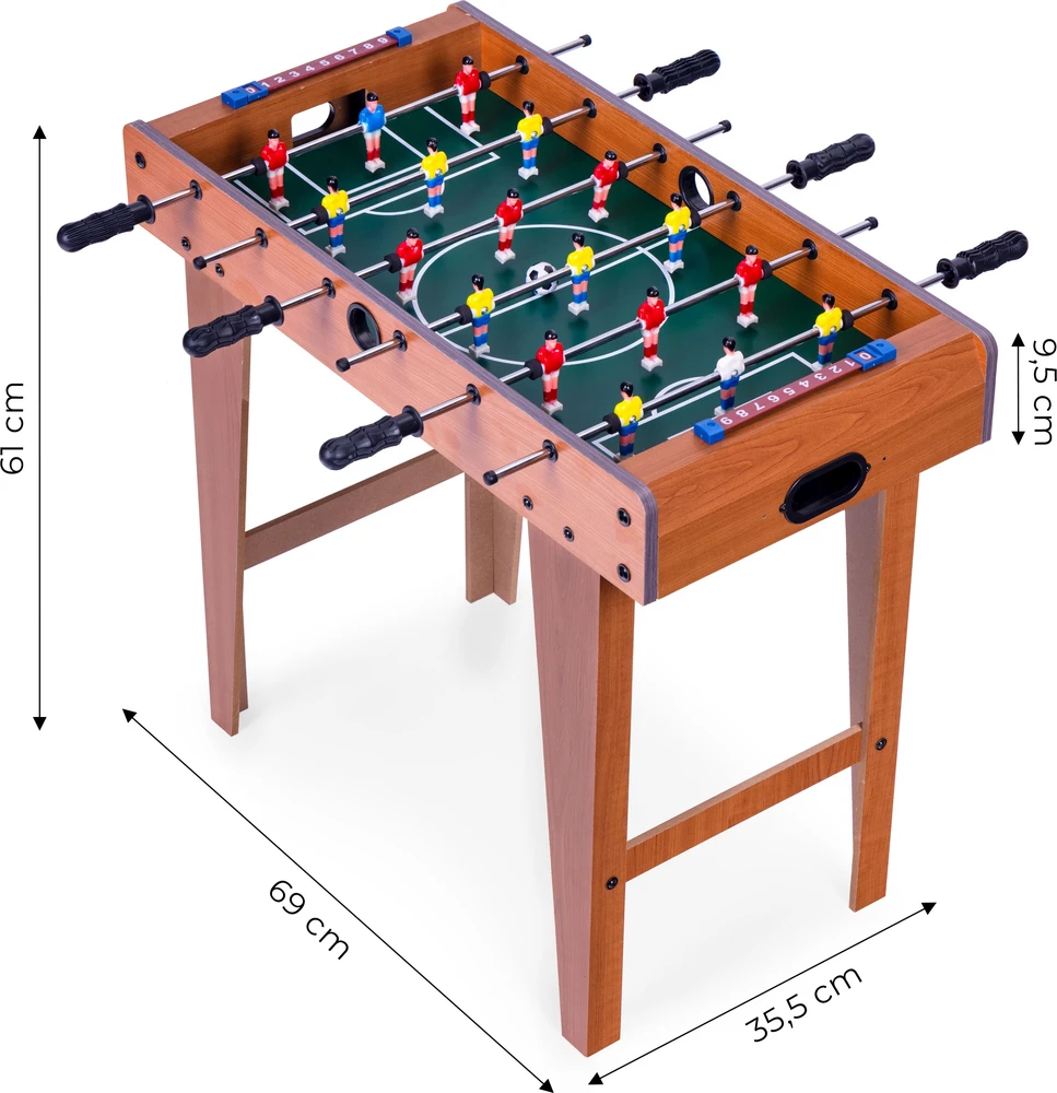 Stalo futbolas 69×35 cm medinis stalo futbolo žaidimas, ECOTOYS