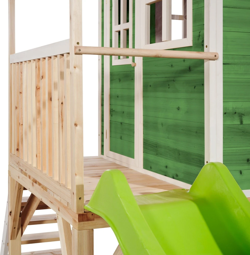 EXIT Loft 700 medinis žaidimų namelis – žalias