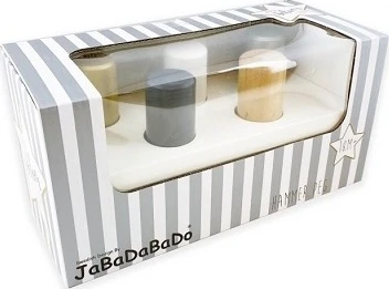 Medinis žaislas su plaktuku JaBaDaBaDo, sidabrinis