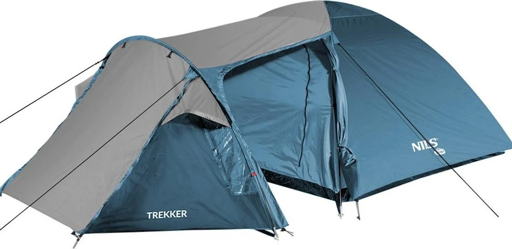 Mėlynai pilka kempingo palapinė NC6012 Trekker Nils Camp