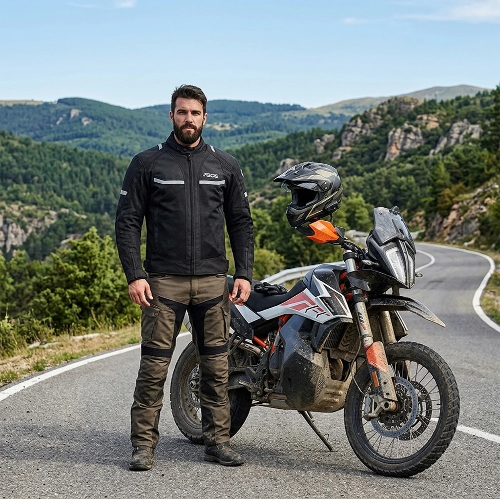 Vyriška motociklininko striukė BOS Libera