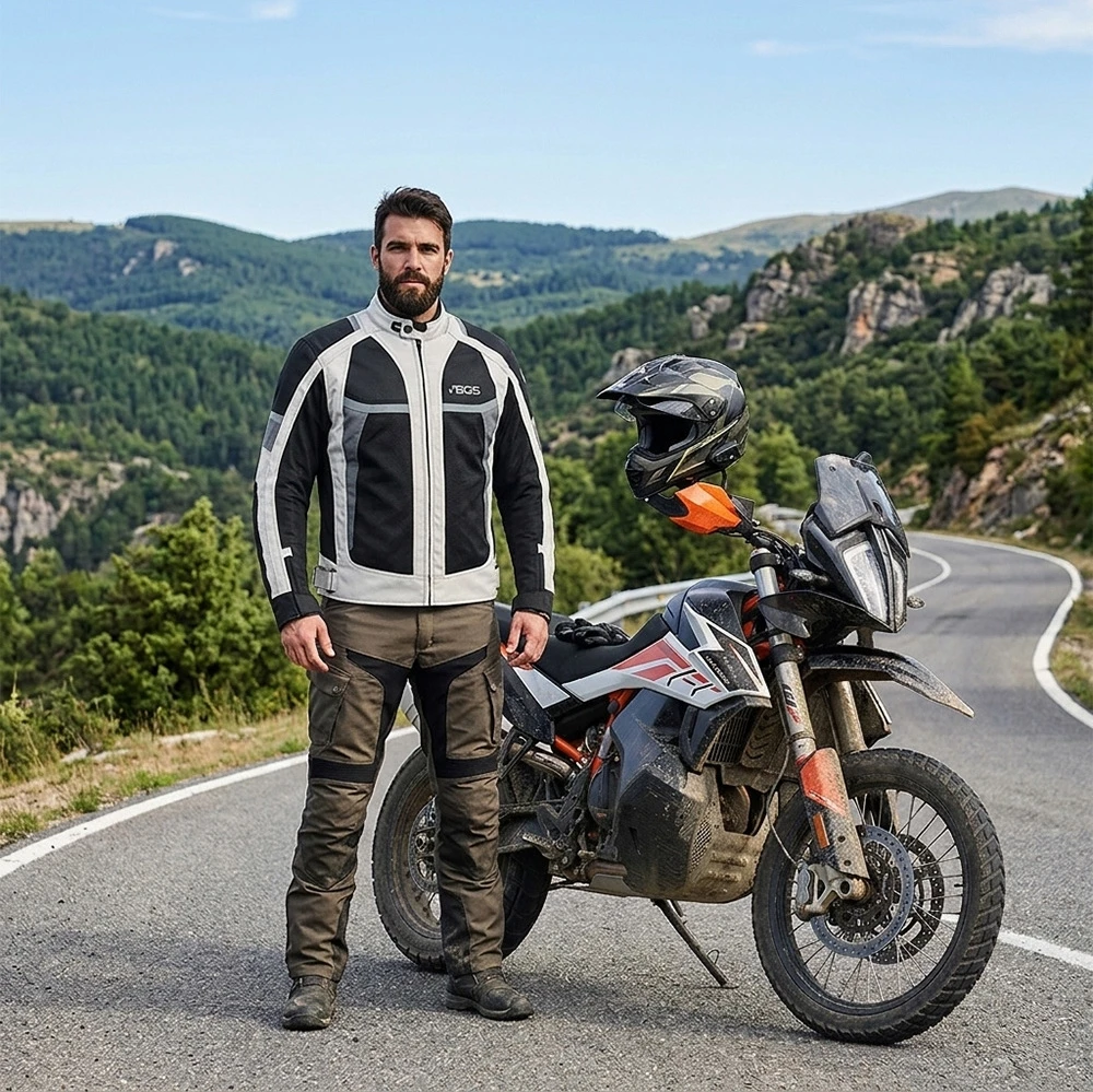 Vyriška motociklininko striukė BOS Libera