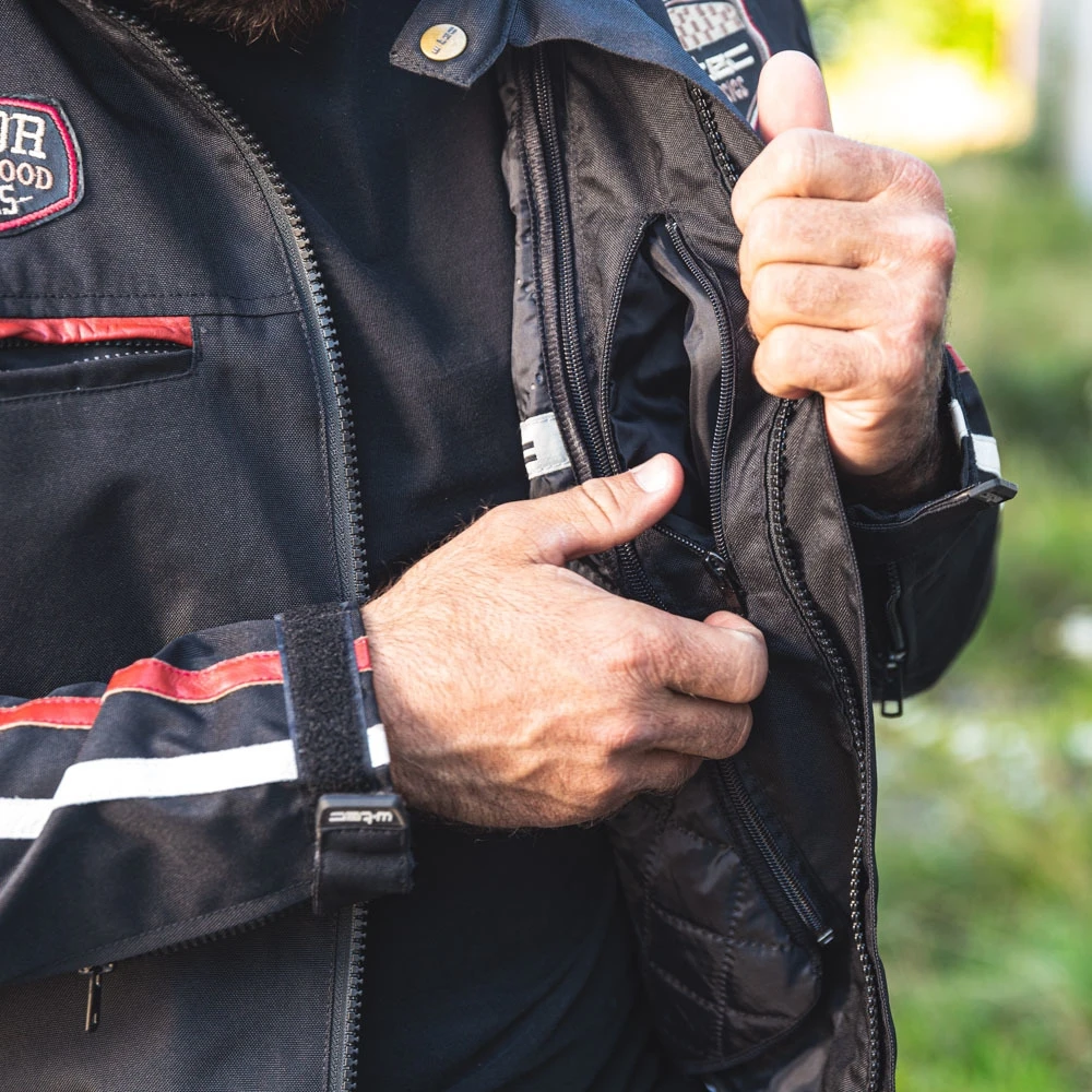 Vyriškas motociklininko švarkas W-TEC Jawo