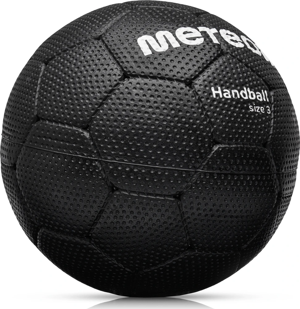 Meteor Rankinio kamuolys Magnum, 3 dydis, juodas/pilkas