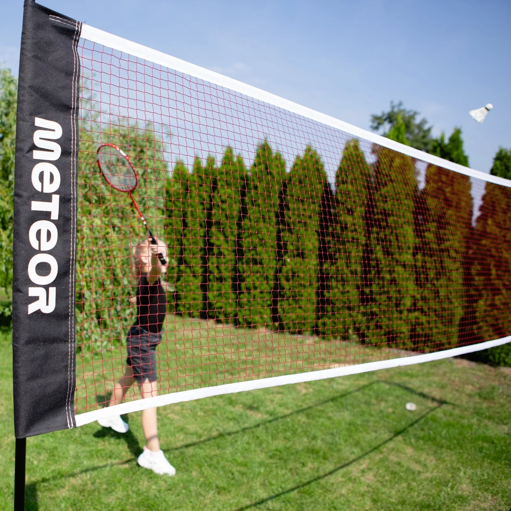 Meteor Nešiojamas badmintono tinklas 4,1x2,2 m