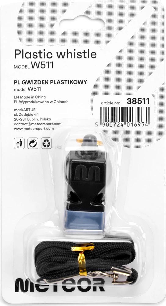 Plastikinis Švilpukas METEOR WOLF