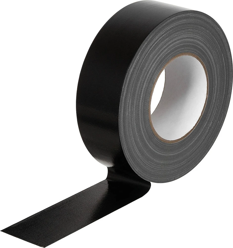 MFH BW medžiaginė juosta apie 5 cm x 50 m, juoda