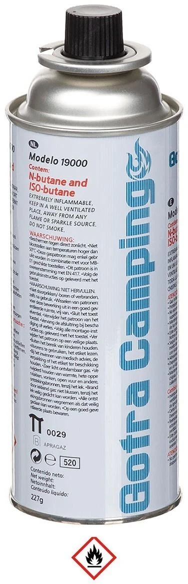 Alpen Camping Dujų balionėlis su vožtuvu, 227g