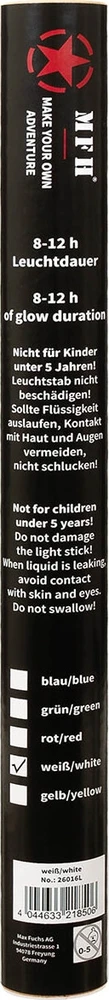MFH Glow Stick large baltas 35 x 25 cm