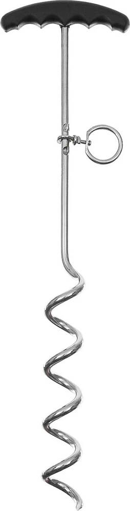 MFH Max Fuchs Sraigtinis metalinis kuoliukas palapinei su plastikinė rankena, 45 cm (27890)