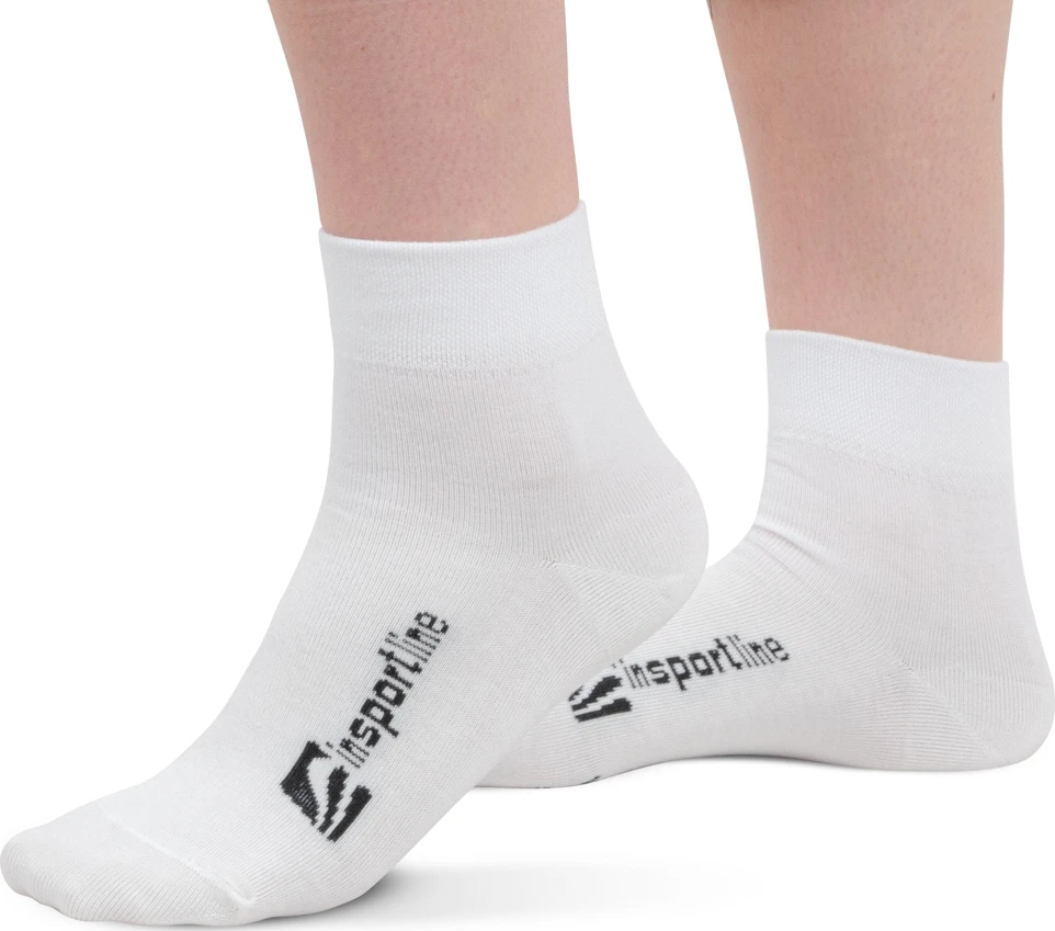 Vidutinio ilgio bambukinės kojinės inSPORTline Silvatic Mid AG+ antibakterinės – 3 poros
