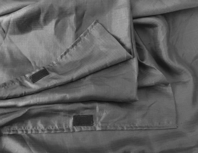 Miegmaišio įdėklas Origin Outdoors Ripstop Silk, stačiakampis, tamsiai pilkas