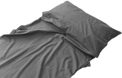 Miegmaišio įklotas Origin Outdoors Cotton Rectangular, pilkas