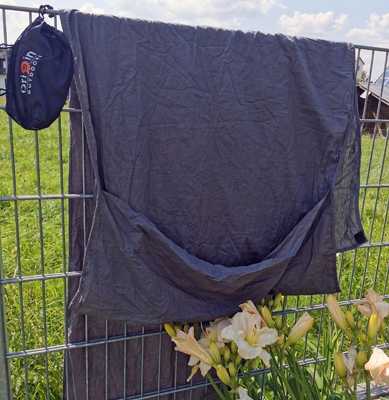 Miegmaišio įklotas Origin Outdoors Cotton Rectangular, pilkas
