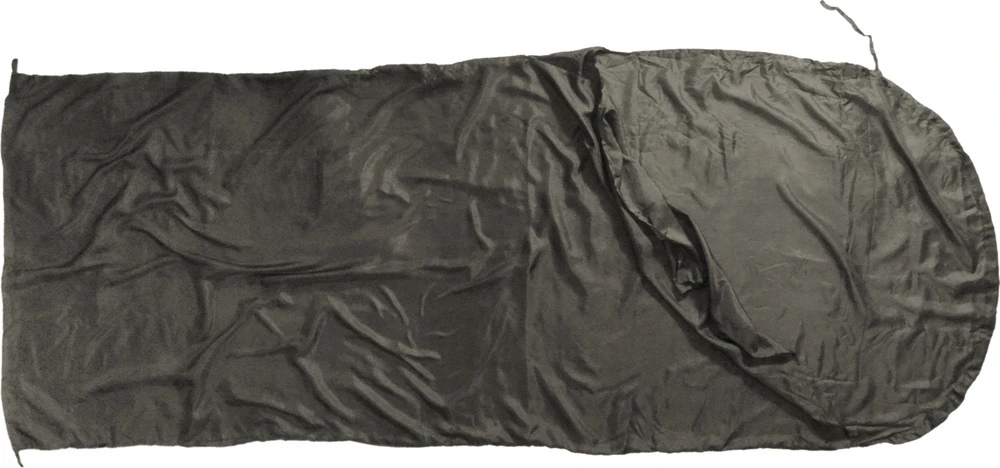 Miegmaišio įklotas Origin Outdoors Hoody Silk pusiau stačiakampis antracito
