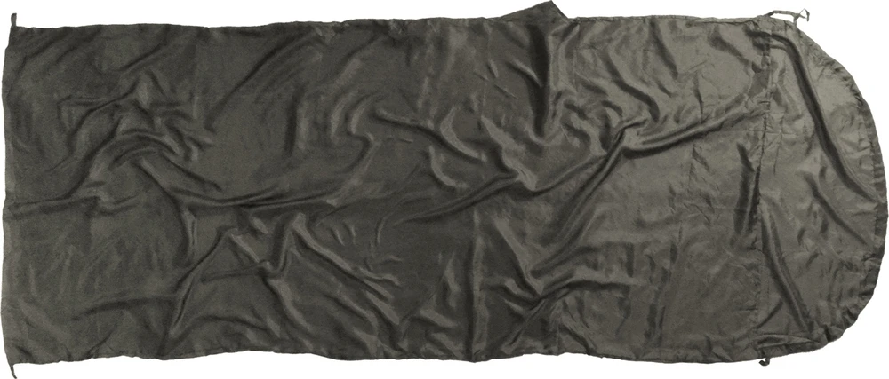 Miegmaišio įklotas Origin Outdoors Hoody Silk pusiau stačiakampis antracito