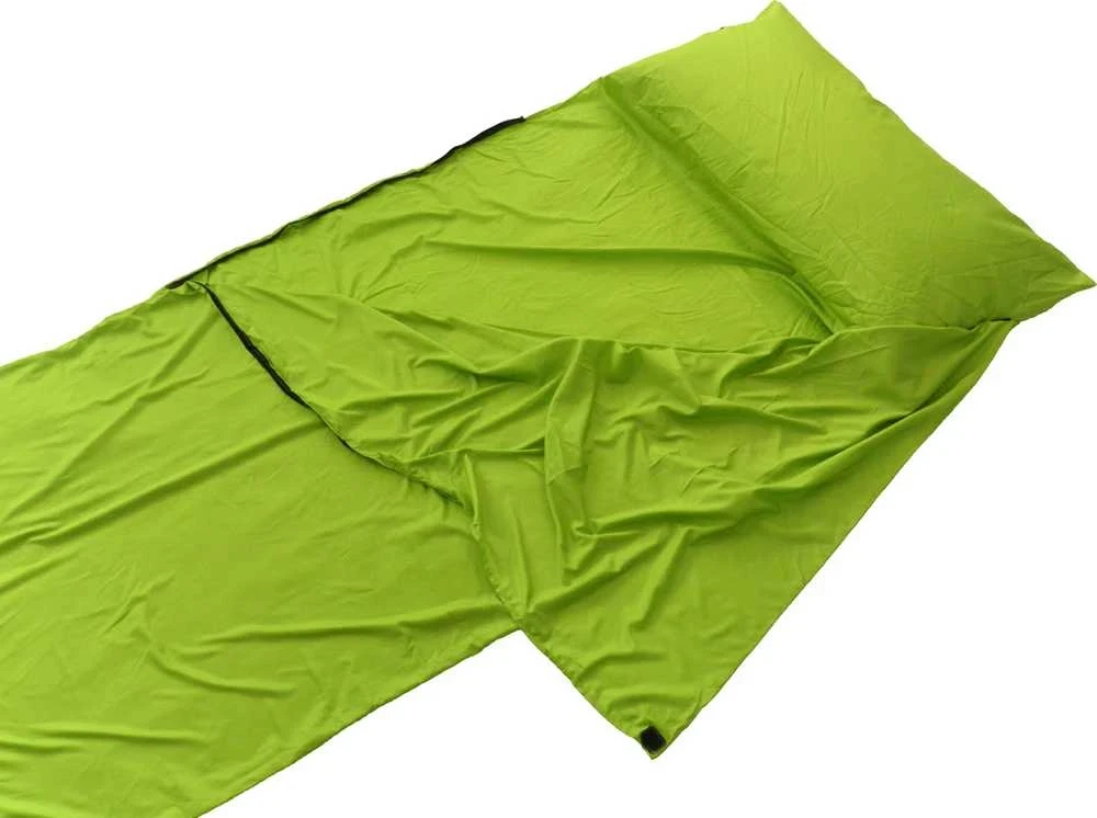 Miegmaišio įdėklas Origin Outdoors Microfiber, stačiakampis, žalias