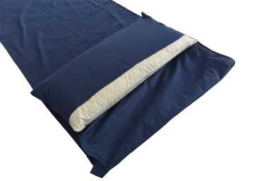 Miegmaišio įklotas Origin Outdoors Poly-Cotton Rectangular Royal, mėlynas