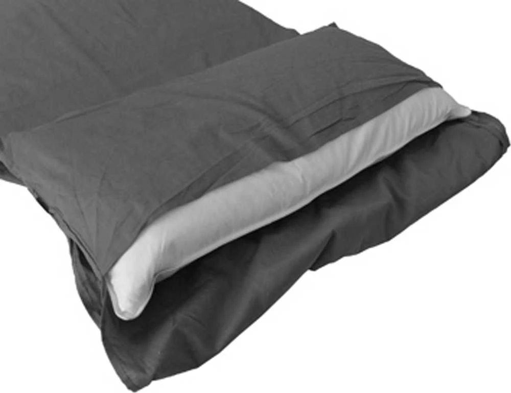 Miegmaišio įdėklas Origin Outdoors Poly-Cotton, stačiakampis, antracito