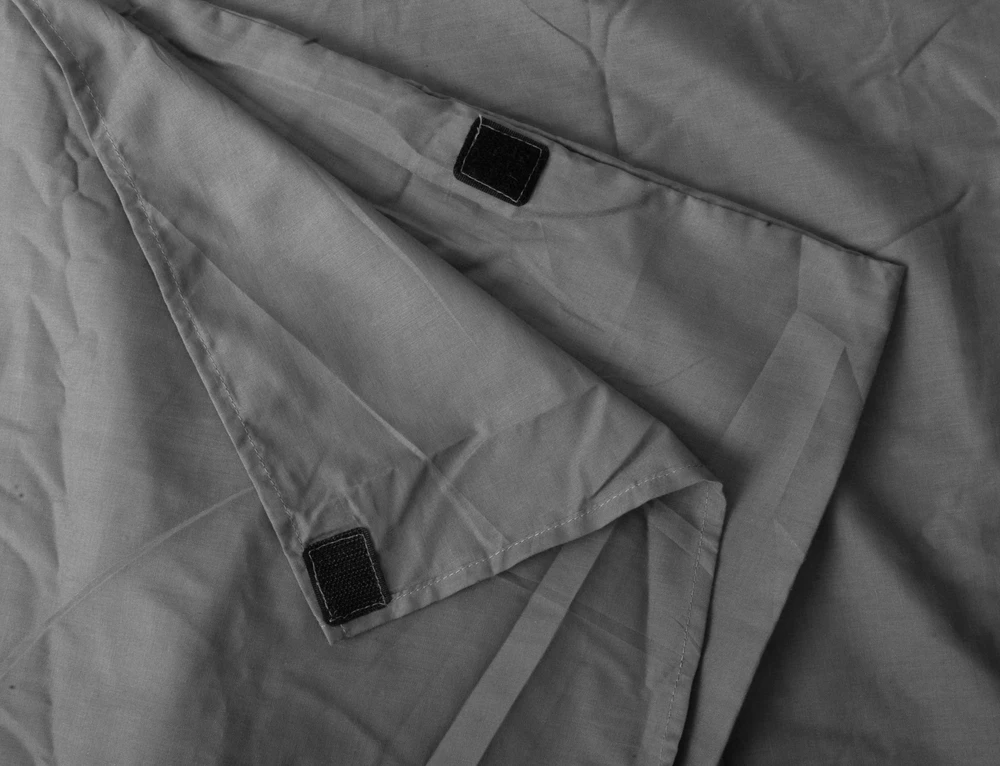 Miegmaišio įdėklas Origin Outdoors Poly-Cotton, stačiakampis, antracito