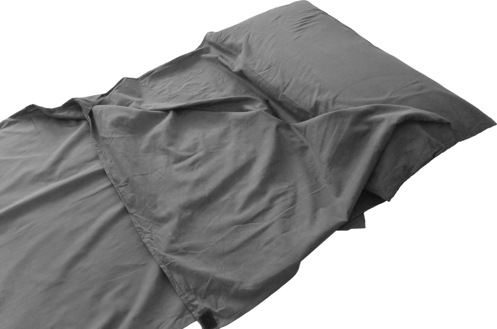 Miegmaišio įdėklas Origin Outdoors Poly-Cotton, stačiakampis, antracito