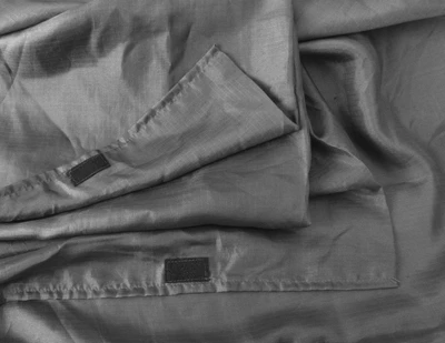 Miegmaišio įdėklas Origin Outdoors Ripstop Silk, stačiakampis, tamsiai pilkas