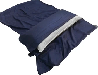Miegmaišio įdėklas Origin Outdoors Silk, stačiakampis, karališkai mėlynas