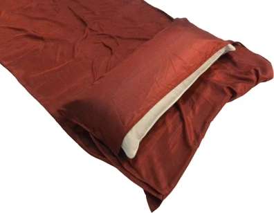 Miegmaišio įklotas Origin Outdoors Silk, stačiakampis, bordo