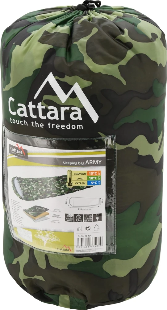 Miegmaišis Cattara Army +5 °C