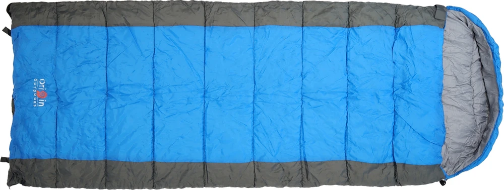 Miegmaišis Origin Outdoors Summer Rectangular, mėlynas-pilkas