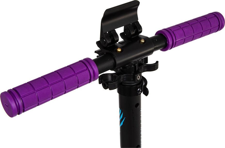 Miesto paspirtukas su amortizatoriumi Enero Wave, 200mm, violetinis