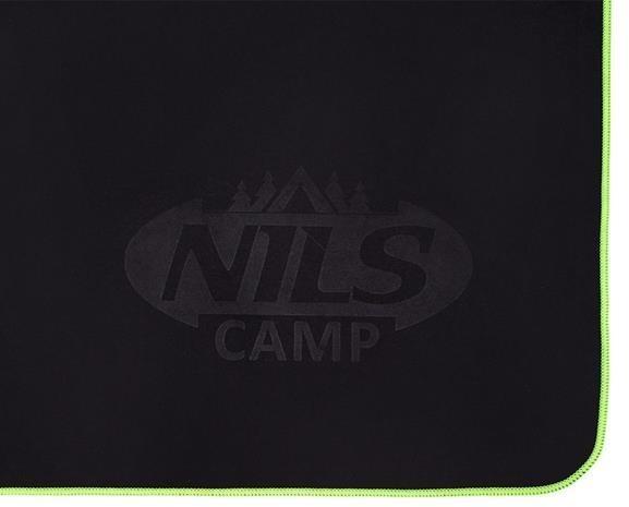 Mikropluošto rankšluostis Nils Camp NCR11 juodas, 140x70 cm