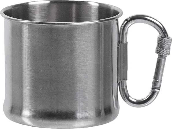 Mil-Tec 500ML S/STEEL KARABINER CUP