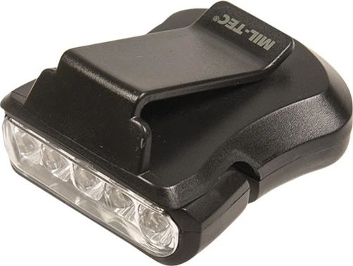 Prisegamas šviestuvas MIL-TEC, 5 LED lemputės