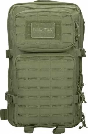 Kuprinė Mil-tec Assault lazerinis Cut LG, žalios spalvos, 36L