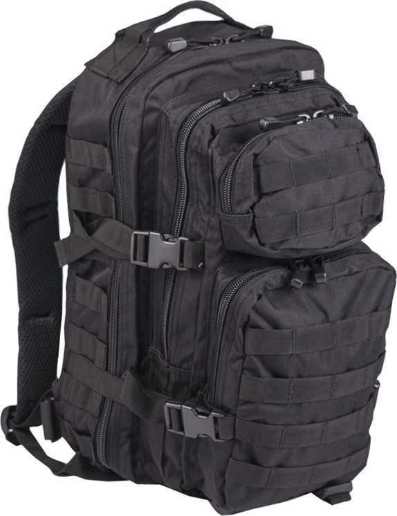Mil-Tec Juodas BACKPACK US ASAULT MAŽAS