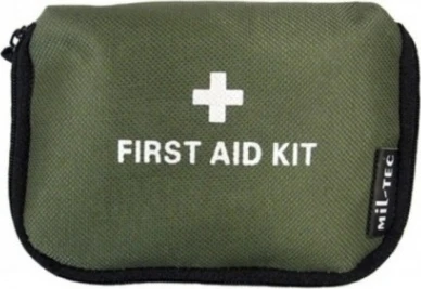 Vaistinėlė Mil-tec First Aid maža (žalia)