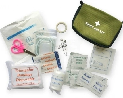 Vaistinėlė Mil-tec First Aid maža (žalia)
