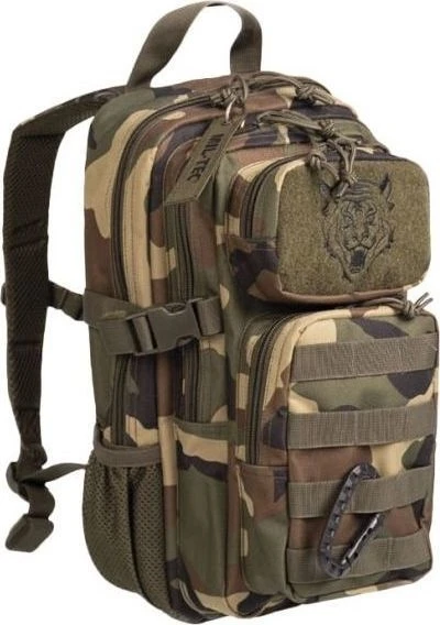 Mil-Tec Vaikiškas žygio kuprinė US Assault Woodland, 14 l