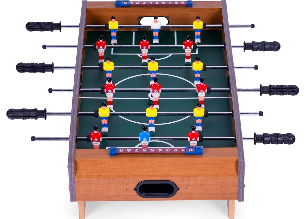 Mini stalo futbolas 70×35 cm medinis stalo futbolas, ECOTOYS