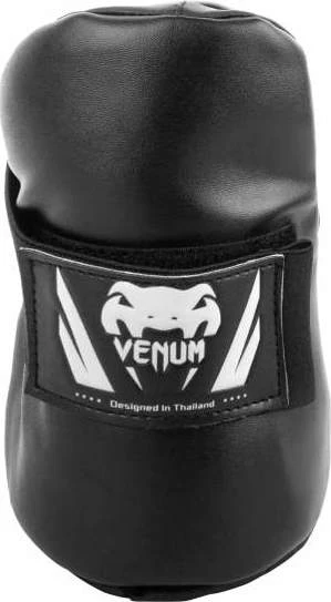 MMA blauzdų apsaugos Venum Challenger, juoda/balta