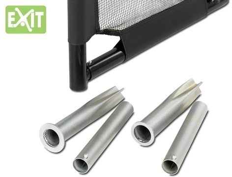 Mobilūs futbolo vartai su atmušimo sienelė Exit Coppa 220x170x80cm