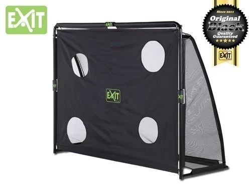 Mobilūs futbolo vartai su atmušimo sienelė Exit Coppa 220x170x80cm