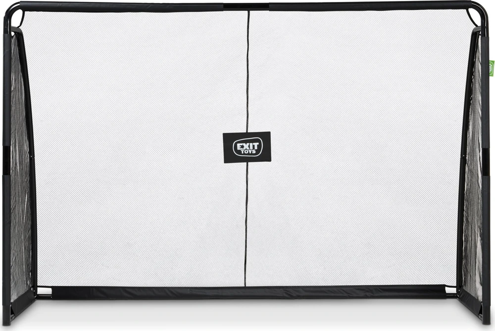Mobilūs futbolo vartai su atmušimo sienelė Exit Finta 300x200x90cm