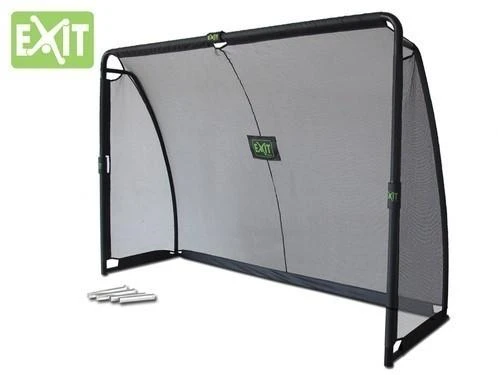 Mobilūs futbolo vartai su atmušimo sienelė Exit Finta 300x200x90cm