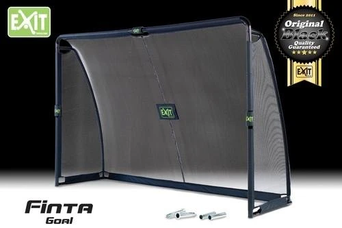 Mobilūs futbolo vartai su atmušimo sienelė Exit Finta 300x200x90cm