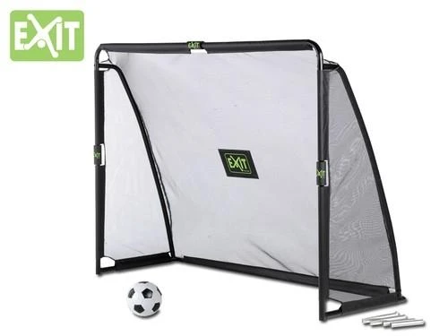 Mobilūs futbolo vartai su atmušimo sienelė Exit Coppa 220x170x80cm