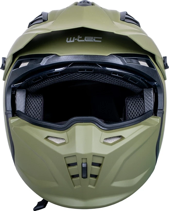 Atverčiamas motociklininko šalmas W-TEC Badalone Army